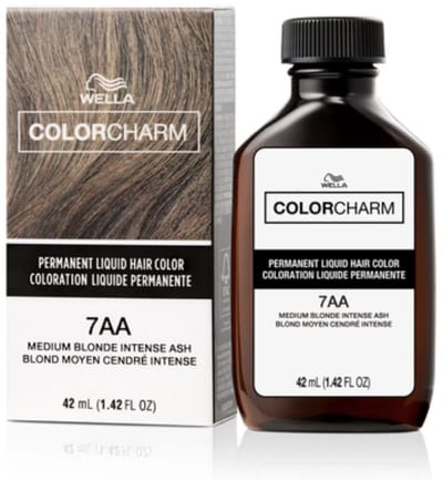 Wella Color Charm Permanent Liquid Haircolour - 7AA Medium Intense Ash Blonde - Haarverf - Haarkleuring - Medium Blonde - Asblond - Ashblonde