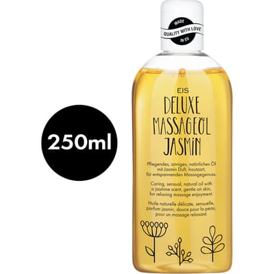 Deluxe massageolie van EIS, erotische massageolie, jasmijnaroma, 250 ml