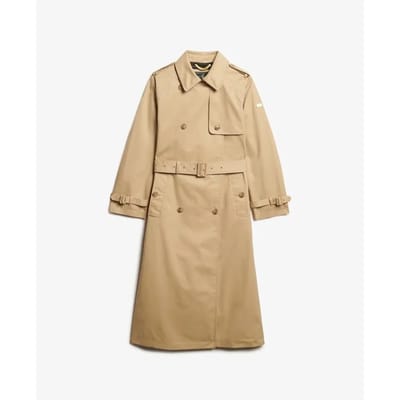 Superdry - Klassieke trenchcoat - Dames - Buitenjassen