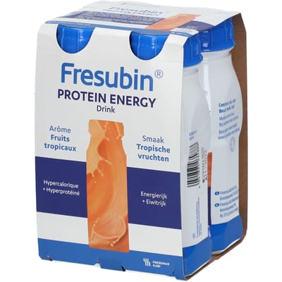 Fresubin Protein Energy Drink Tropische Vruchten 4x200 Drinkbare oplossing