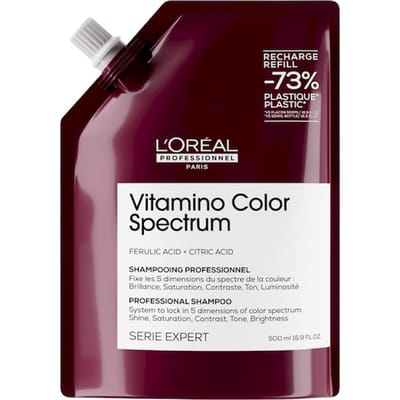 L’Oréal Professionnel Vitamino Color Spectrum Shampoo Navulling – Kleurbeschermend voor gekleurd haar – Voor een schitterende glans – 500 ml