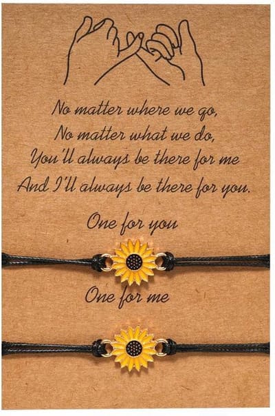 Akyol - No matter where you go friendship armband - hanger met steentjes- Goudkleurig