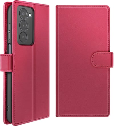 Mayaxess, Hoesje geschikt voor Redmi 15 5G - 2-in-1 Wallet met Afneembare Case, Rood