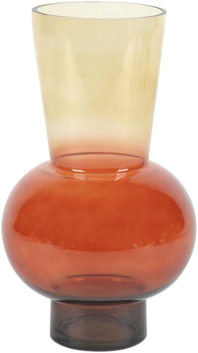 Rasteli Vaas Trioble Glas 3 kleuren D 17,5 cm H 30.5 cm