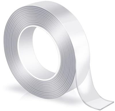 TOVBMUP Dubbelzijdig tape – Nano Tape – Gekko tape – Montage tape – Ophangen Zonder Boren – Herbruikbaar – Plakband – Extra Sterk – 5 meter lang – 3cm Breed – Transparant