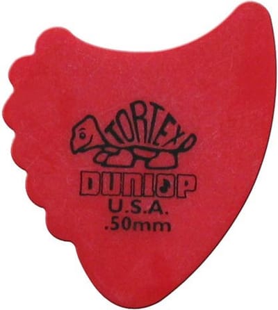 Dunlop 414-R-50 Plectra 0.50 mm Rood 72-Pack Voor Elektrische En Akoestische Gitaren