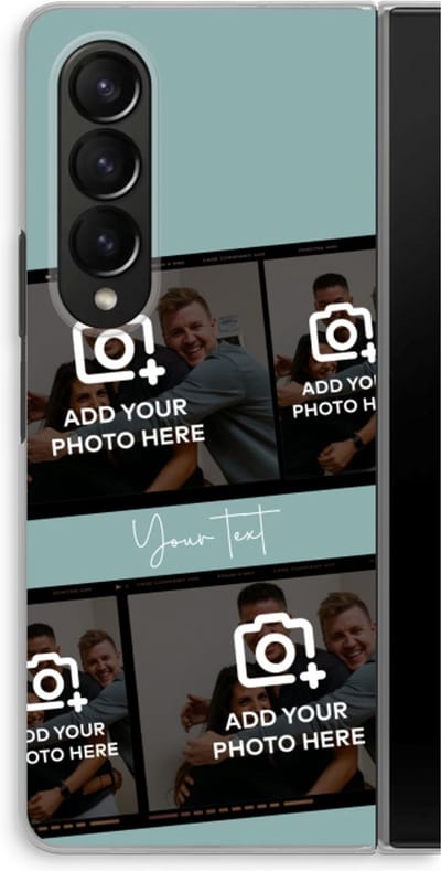 Gepersonaliseerd - Case Company® - Hoesje geschikt voor Samsung Galaxy Z Fold4 hoesje - Filmrol N°2 - Soft Cover Telefoonhoesje - Bescherming aan alle Kanten en Schermrand