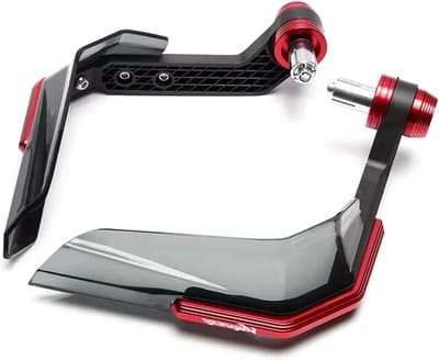 Motorfiets Handkappen - Handvat Beschermers - Bescherming Stuur - Stabiele Structuur - Universele Pasvorm - Rood