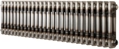 Traditionele radiator - 2-kolom - 300x1190 mm - ruw metaal
