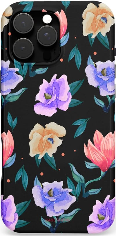 Casetastic Hoesje Geschikt voor Apple iPhone 16 Pro Max Magsafe - Stijlvolle Beschermende Duo-layer Case - Avondtuin