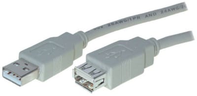 USB High Speed Verlängerung A Stecker / A Buchse USB 2.0, 5m