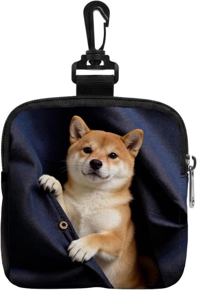 Hondentrainingszak - Traktatiehouder Puppy - Hondentraining - Handsfree Comfort - 14 x 13 x 2 cm - vierkant A