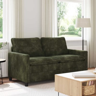 vidaXL Bank Groen 156 x 81 x 87,5 cm Polyester
