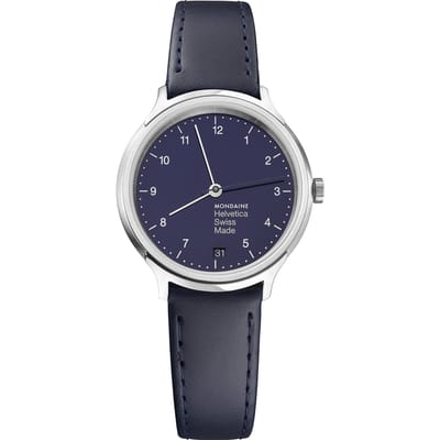 Mondaine Helvetica MH1.R1240.LD Helvetica No1 Regular Swiss Made Dameshorloge 33mm