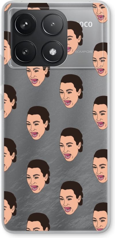 Case Company® - Hoesje geschikt voor Xiaomi Poco F6 Pro hoesje - Ugly Cry Call - Soft Cover Telefoonhoesje - Bescherming aan alle Kanten en Schermrand