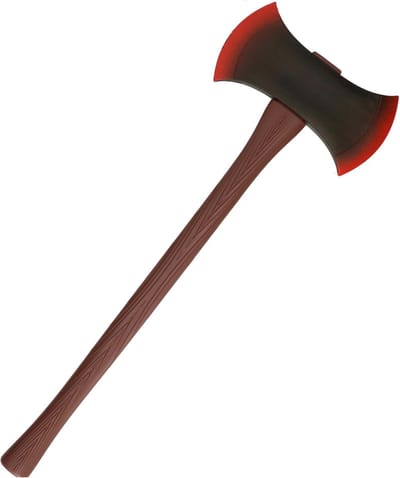 Halloween horror bijl verkleed accessoire - 73 cm - volwassenen - Wapens - kunststof