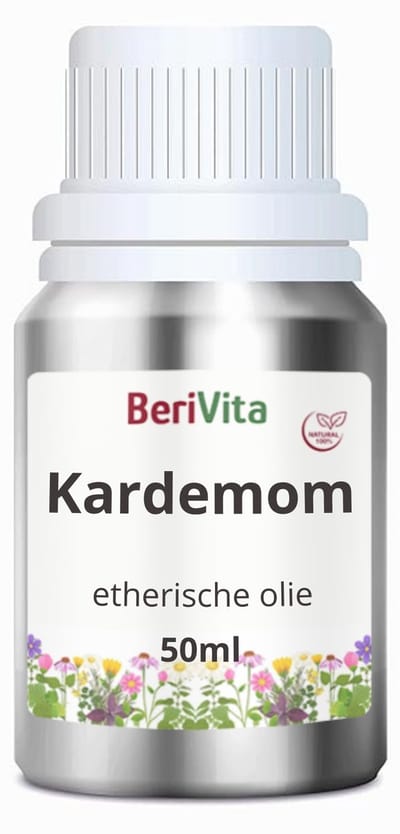 Kardemom Olie 50ml - Pure Etherische Kardemomolie van Elettaria cardamomum - Cardamom Oil