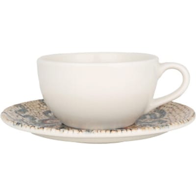 Bonna Mesopotamia - Koffie kopjes & schotel - 250 cc - Porselein - set van 6