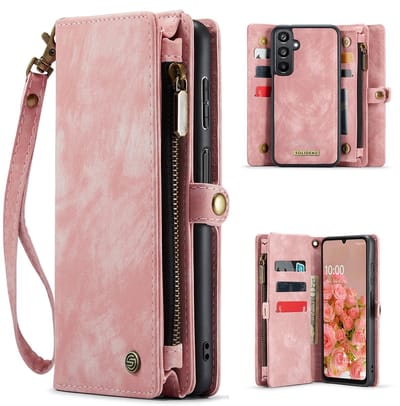 Solidenz Hoesje - Geschikt voor Samsung Galaxy A16 - Urban Wallet - Roze