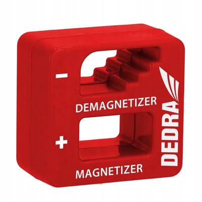 DEDRA 2-in-1 Magnetiseerder & Demagnetiseerder voor Schroefbits