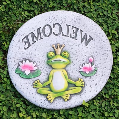 Decoratieve Stapsteen - Tuinpad Steen Siersteen - Tuin Verfraaien - Weerbestendig Magnesiumoxide - 10x10x10 cm - One Color