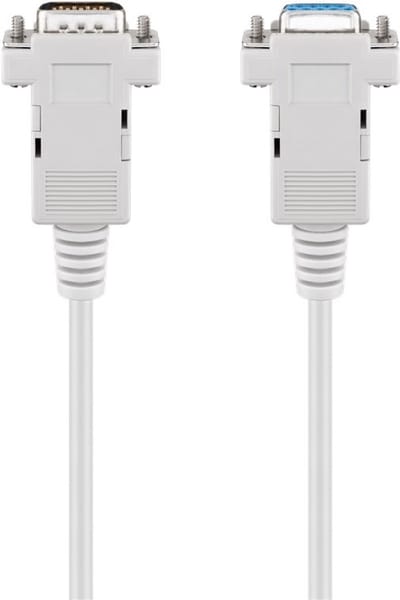 Goobay D-SUB 9-Pin Extension Cable, Male/Female, Serial 1:1 2 m