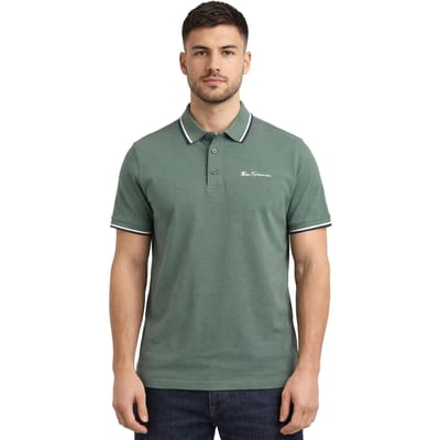 Ben Sherman | Heren Polo met Contrasterende Bies