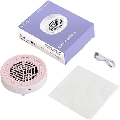 Nagel Stof Afzuiger - Nagelstofzuiger Afzuigmachine - Nagelverzorging - Fluisterstille Motor - 17 x 15.8 x 5.5 cm - Wit