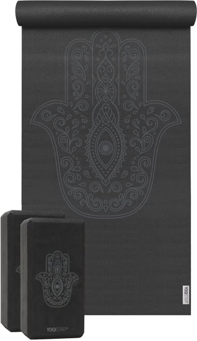 Yoga-Set Starter Edition - hand of fatima (Yogamatte + 2 Yogablöcke)