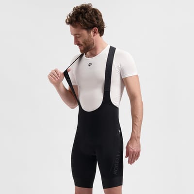 Rogelli Essential II Heren Korte Fietsbroek - Zeem - Bretels - Zwart