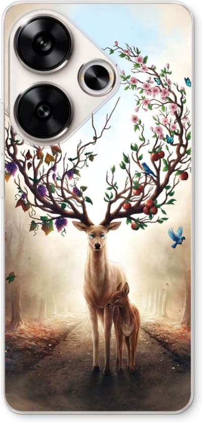 Case Company® - Hoesje geschikt voor Xiaomi Poco F6 hoesje - Seasons Change - Soft Cover Telefoonhoesje - Bescherming aan alle Kanten en Schermrand