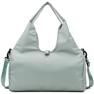 Yoga Mat Sporttas Voor Vrouwen Sport Handtassen Reis Fitness Tote Bag Yoga Zwemmen Schoudertas Grote Capaciteit Met Schouderband groen