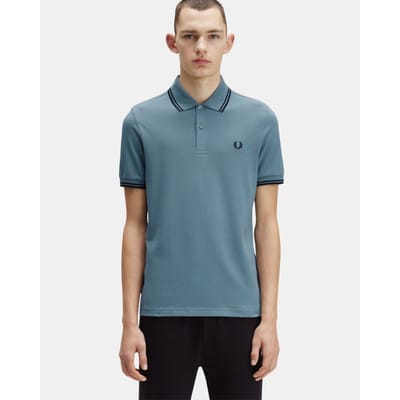 Fred Perry Twin tipped polo - stockport blue navy