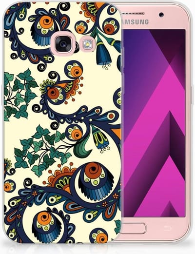 Siliconen Hoesje Samsung Galaxy A3 2017 Barok Flower
