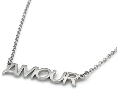 Ketting AMOUR - RVS - 40-45 cm