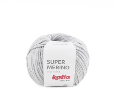 Katia Super Merino - 09 parelgrijs - Wol/Acryl Garen