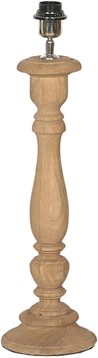 by Mooss - Tafellamp - Boston - Sunburn - Naturel - Hout - Robuust - Sandblast - 50cm