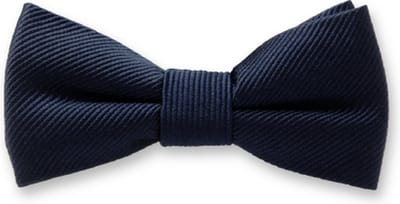 E.L. Cravatte Kinderstrik - Donkerblauw - 100% Zijde Kinder Vlinderdas