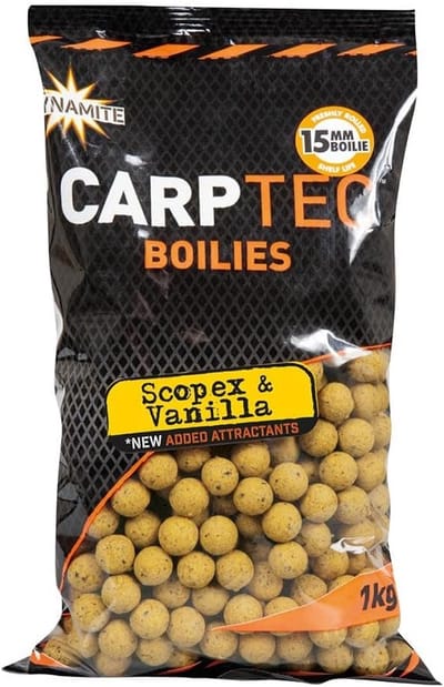 Karper Boilies - Visvoer Pellets - Karper Vissen - Bewezen Klassieke Smaken - 15 mm - Beige