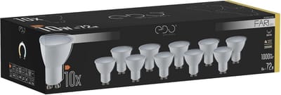 Warm witte LED lamp GU10 - 10W Multipack met 1000 Lumen licht