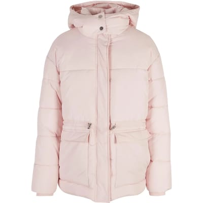 Urban Classics - Waisted Gewatteerd jack - S - Roze