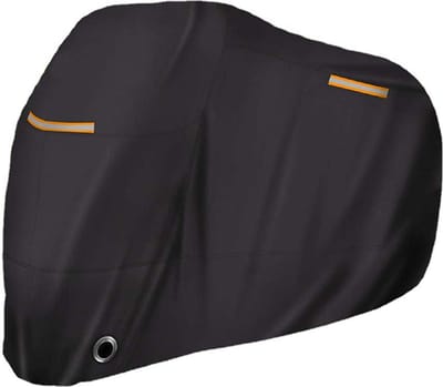 Motorhoes - Waterafstotend - 245x125x105 cm - Zwart met Reflectie