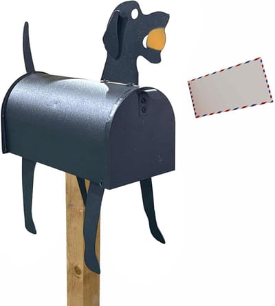 Brievenbus Decoratie - Dieren Postbus - Tuin Aankleden - Unieke Dierenvorm - ca. 20 x 10 cm - Metaal