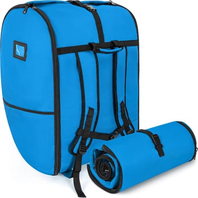 Gewatteerde autostoel reistas voor vliegtuig - Opvouwbare kinderwagen tas