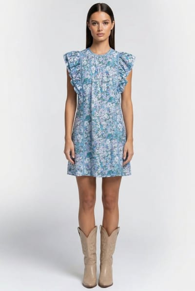 & Other Stories Jane Dress Speed Blue Size: XS | Midi Dresses Outlet | Dames | Blauw