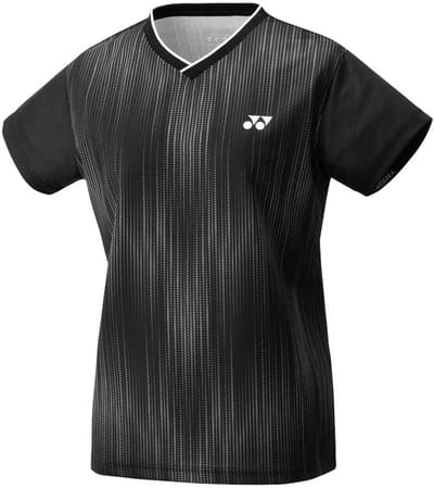 Yonex Sportshirt Crew Neck Dames Polyester Zwart Mt L