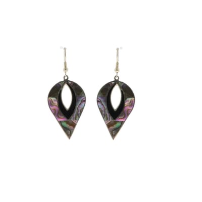 Behave - Oorbellen - Vintage schelplook - Zilverkleur dames - 6 cm