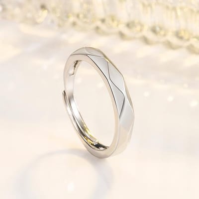 100% 925 Sterling Zilver Echte Diamanten Ring Voor Vrouwen Fijn Zilver 925 Sieraden Trouwringen Bizuteria Voor Liefde Edelsteen Ringen Resizable beige