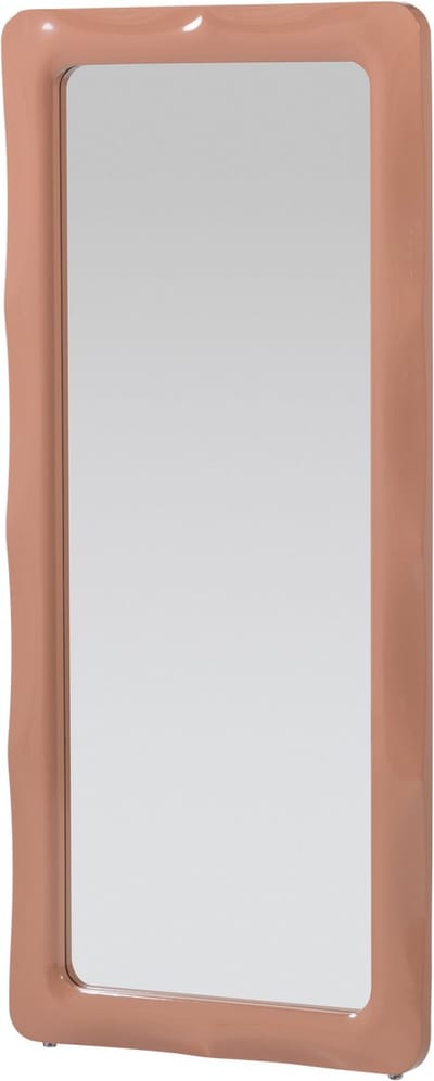 WOOOD Norea Passpiegel 180 cm - Hout - Hoogglans Oudroze - 180x80x5