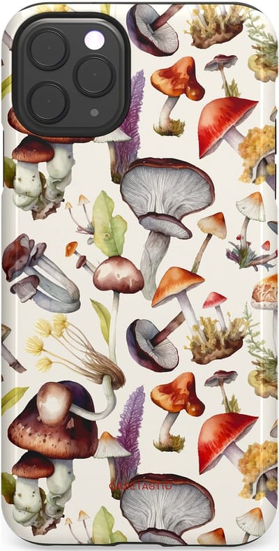Casetastic Hoesje Geschikt voor Apple iPhone 11 Pro Max - Stijlvolle Beschermende Duo-layer Case - Herfst spoor